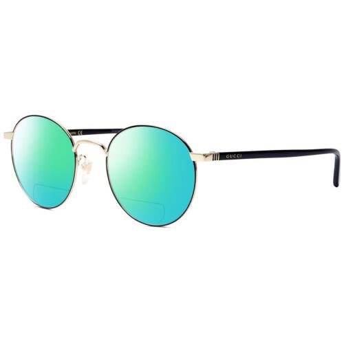 Gucci GG0297OK-003 Women Polarized Bifocal Sunglasses Black Gold 52mm 41 Options Green Mirror