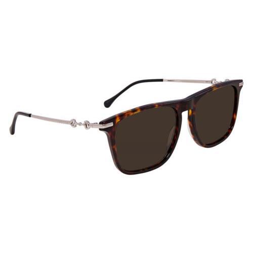 Gucci GG0915S-002 Women`s Designer Sunglasses Tortoise Havana Silver/brown 55 mm