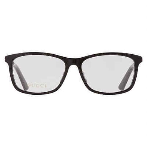 Gucci Demo Rectangular Men`s Eyeglasses GG0699OA 001 54 GG0699OA 001 54