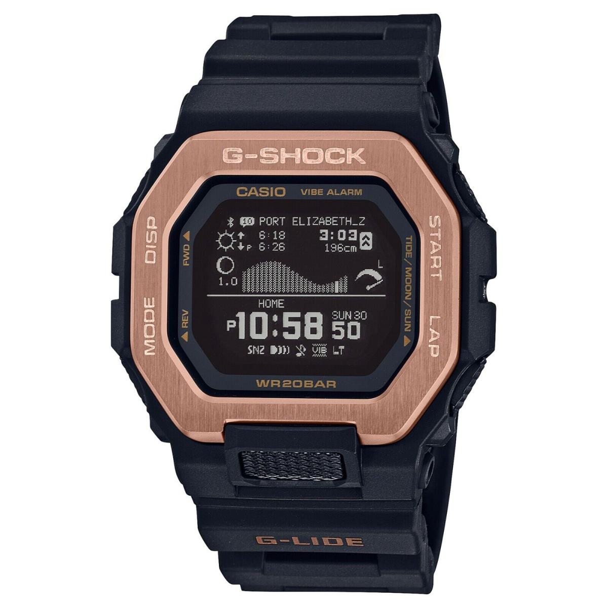 Casio G-shock G-lide Series Black Resin Band Watch GBX100NS-4D