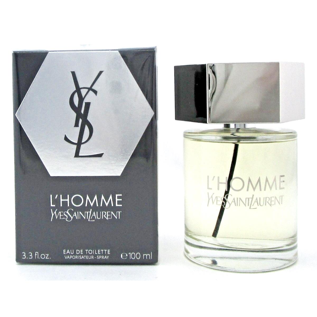 L`homme by Yves Saint Laurent Ysl 3.3 Oz. Edt Spray For Men