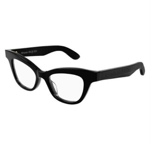 Alexander Mcqueen AM 0381O Eyeglasses 001 Black