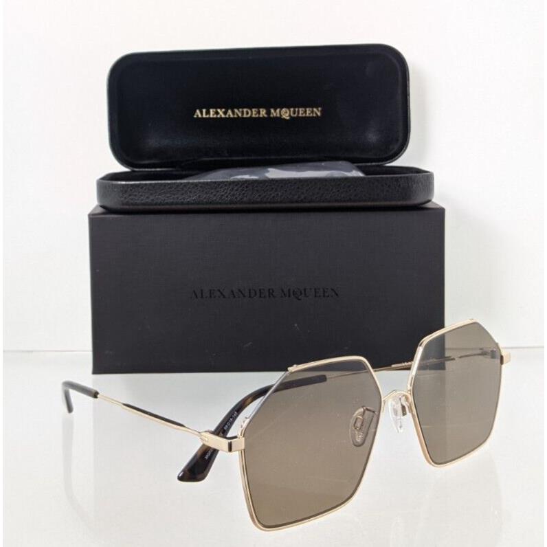 Alexander Mcqueen Sunglasses MQ 0258 Gold 002 58mm Frame