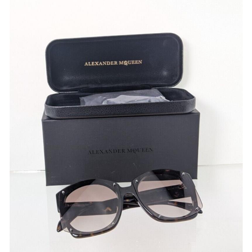 Alexander Mcqueen Sunglasses AM 0334 Tortoise 002 61mm Frame