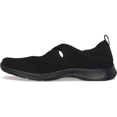 Skechers Vapor Foam Move - Aster Black Women`s Slip On Athletic Sneakers 104621 - Black