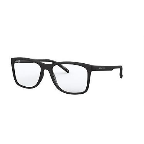 Arnette AN7184 01 Lit Matte Black Demo Lens Square 55 mm Men`s Eyeglasses