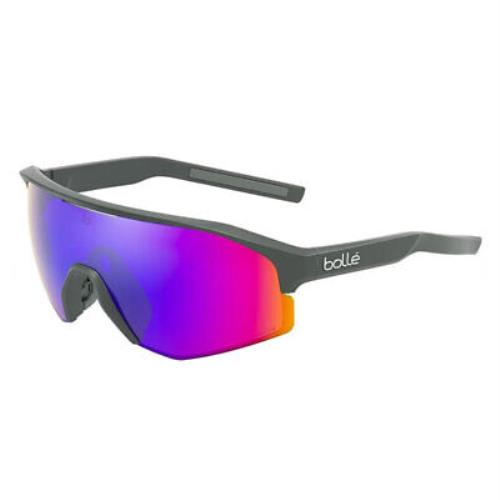 Bolle Lightshifter XL Titanium Matte/volt+ Ultraviolet Polarized Sunglasses
