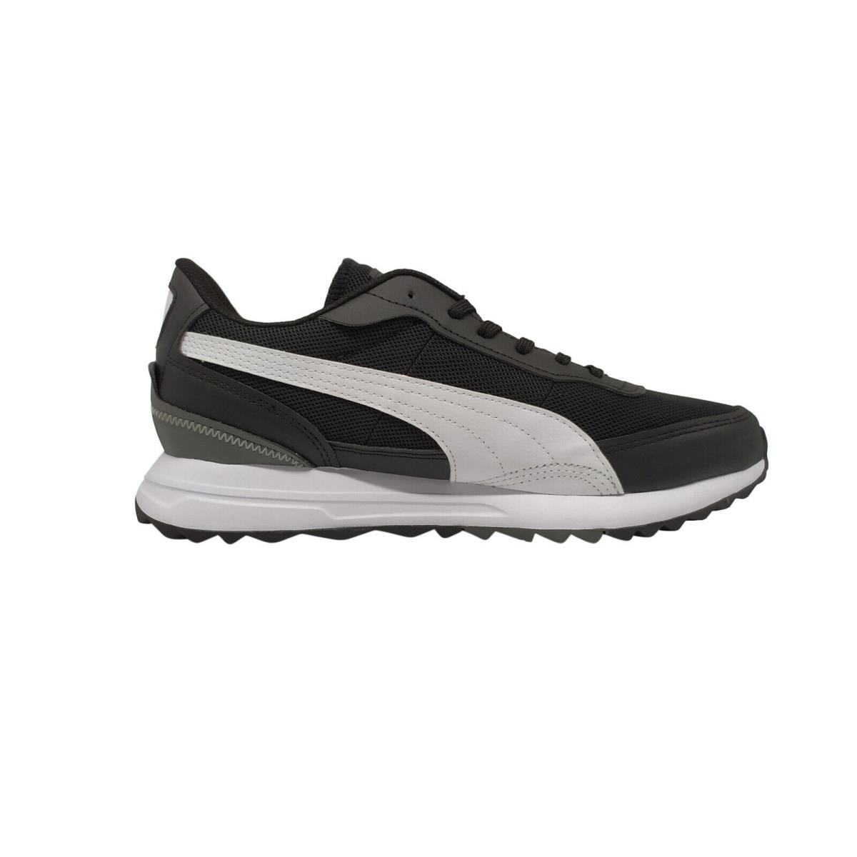 Puma Road Rider Lth 39743204 Mens Black Mesh Lifestyle Sneakers Shoes