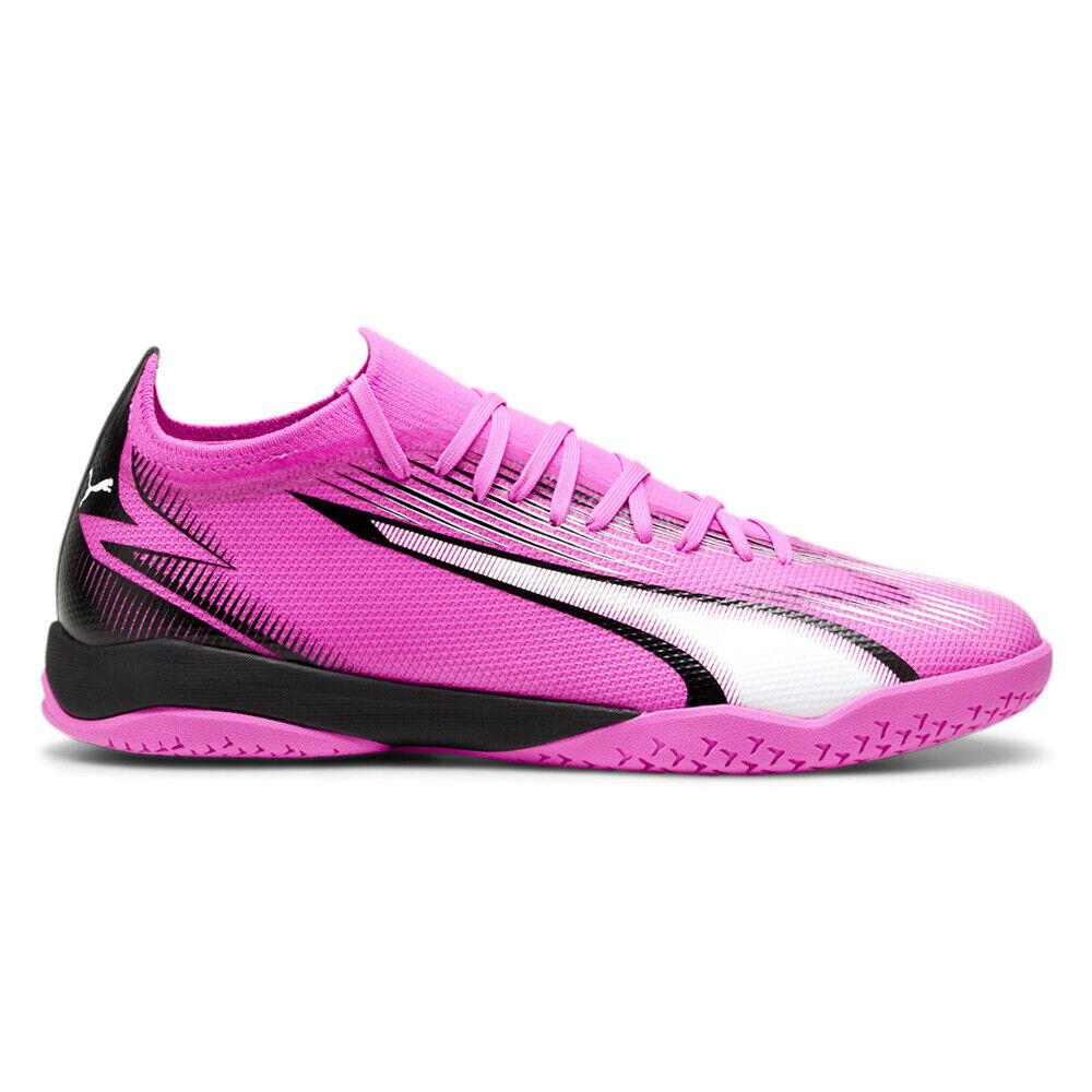 Puma Ultra Match Indoor Soccer Mens Pink Sneakers Athletic Shoes 10775801 - Pink