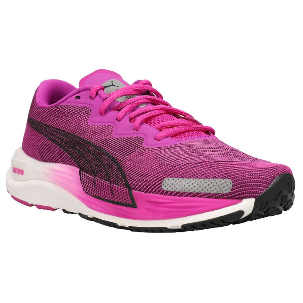 Puma Velocity Nitro 2 Running Womens Pink Sneakers Athletic Shoes 376262-04 - Pink