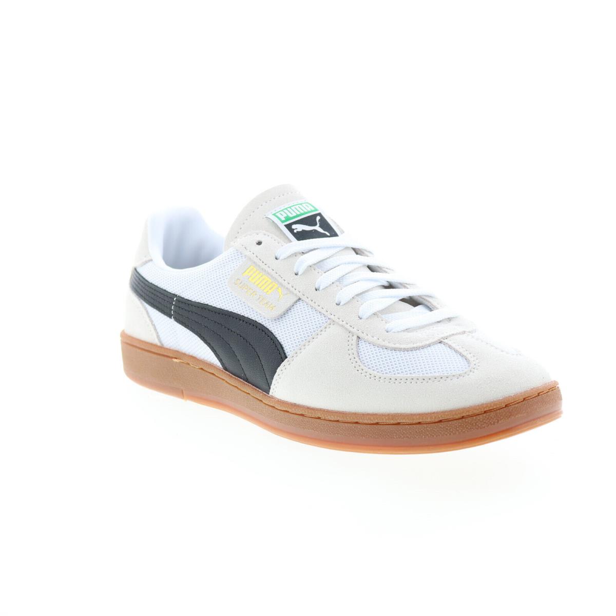 Puma Super Team OG 39042409 Mens White Suede Lifestyle Sneakers Shoes