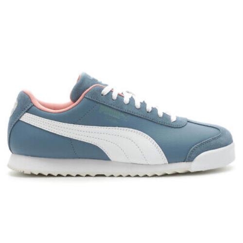 Puma Roma Basic Re: Escape Lace Up Mens Blue Sneakers Casual Shoes 39225601 - Blue