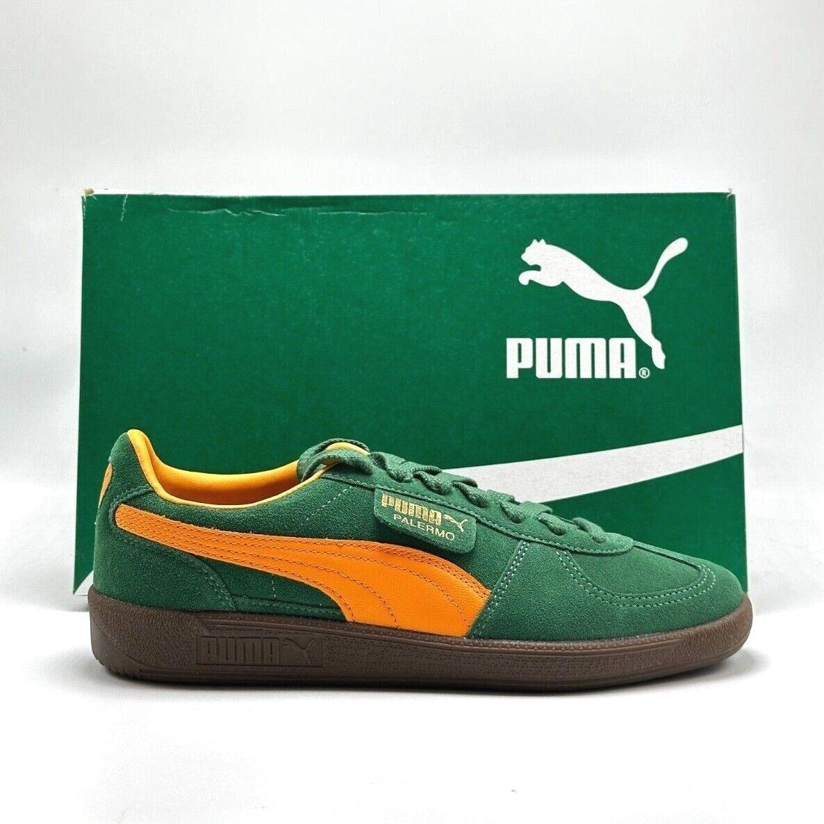 Unisex Puma Palermo Sneakers Vine-clementine Green 396463 05