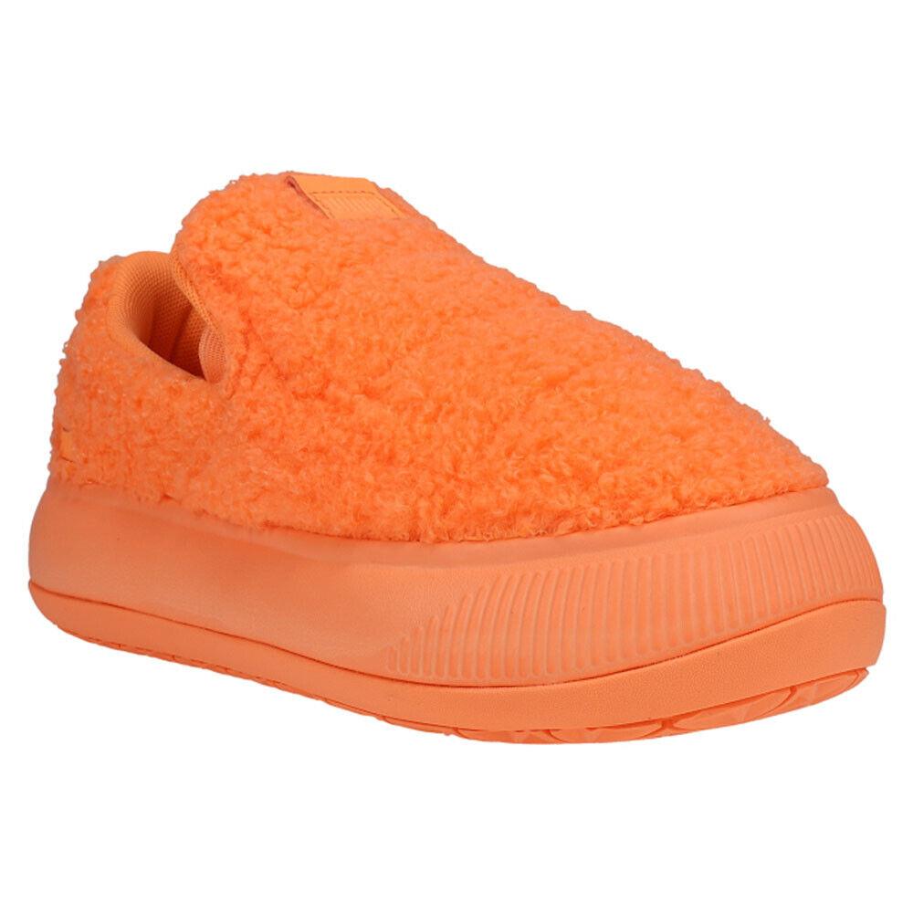 Puma Suede Mayu Slipon Platform Womens Orange Sneakers Casual Shoes 384887-04