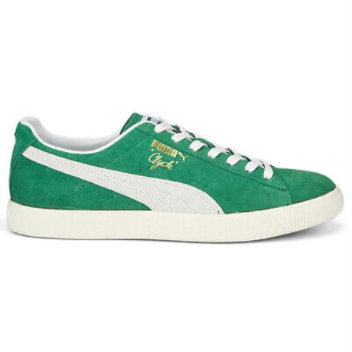 Puma Clyde Og Lace Up Mens Green Sneakers Casual Shoes 39196203 - Green