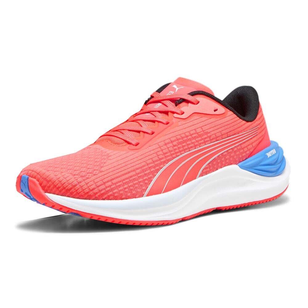 Puma Electrify Nitro 3 Running Womens Red Sneakers Athletic Shoes 37845605 - Red