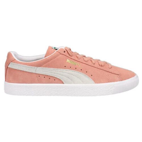 Puma Suede Vintage Lace Up Mens Pink Sneakers Casual Shoes 374921-18