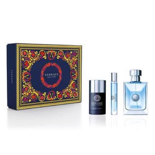 Versace Men`s Pour Homme Gift Set Fragrances 8011003873555