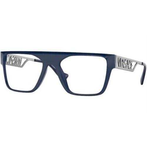 Versace VE3326U 911 Eyeglasses Men`s Blue Full Rim 53mm