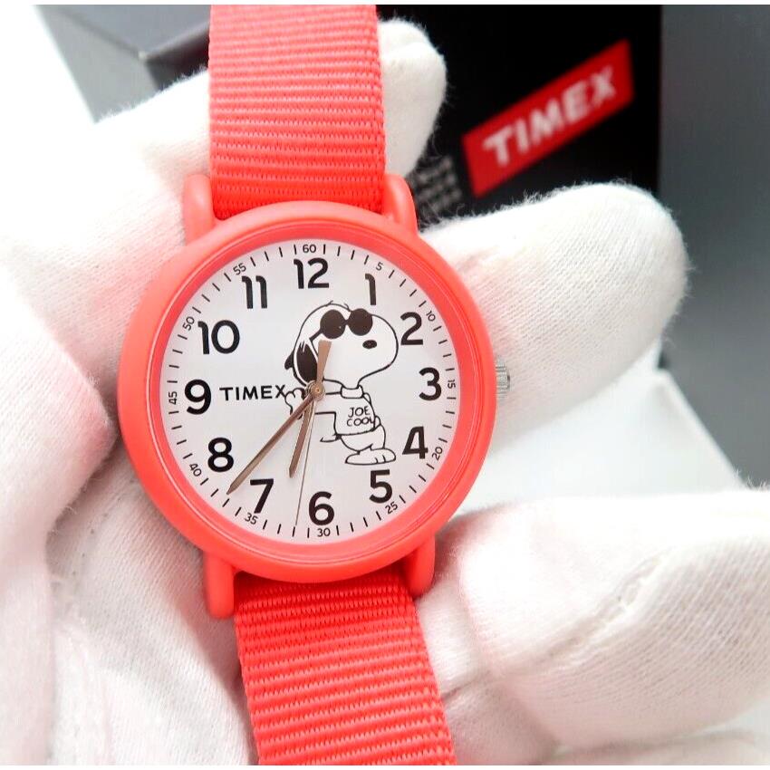 Snoopy Timex 2019 50th Anniversary Red Joe Cool Prototype Men`s Watch R20-16