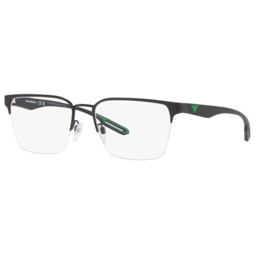 Emporio Armani Eyeglasses EA 1137-3001 Black W/demo Lens 56mm