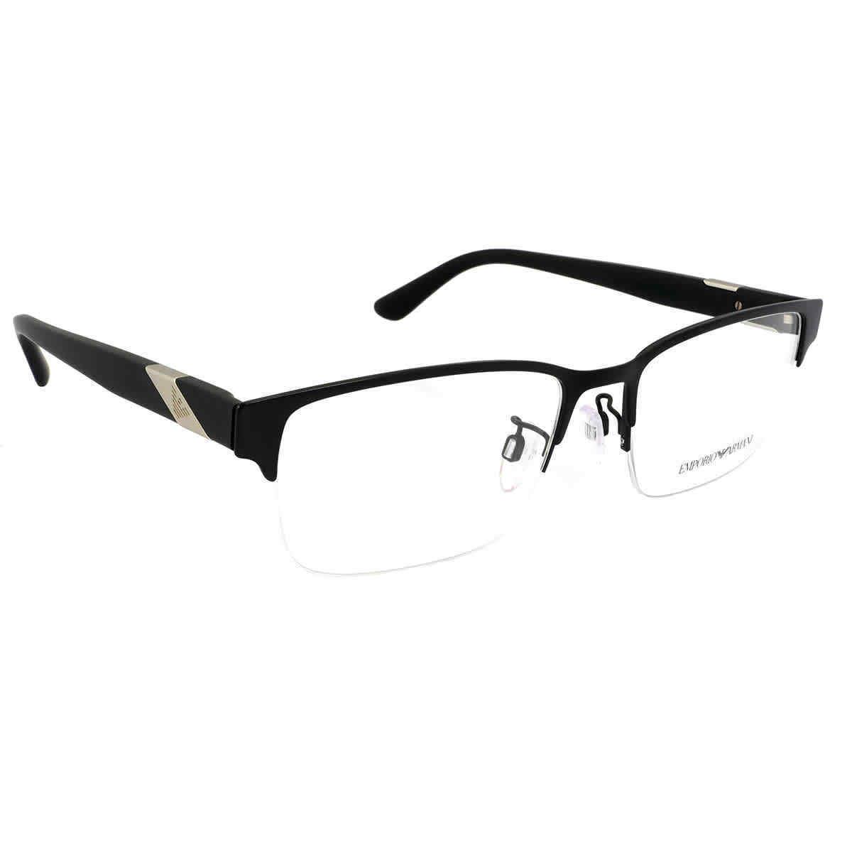 Emporio Armani Demo Rectangular Men`s Eyeglasses EA1129 3001 55 EA1129 3001 55