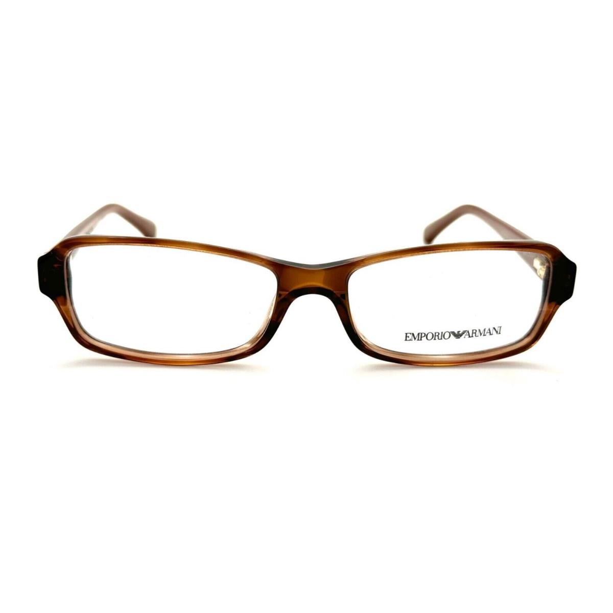 Emporio Armani EA3016 Eyeglasses 5099 Striped Brown 53mm