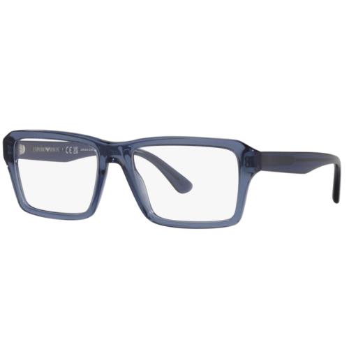 Emporio Armani Eyeglasses EA 3206-5072 Blue W/demo Lens 56mm