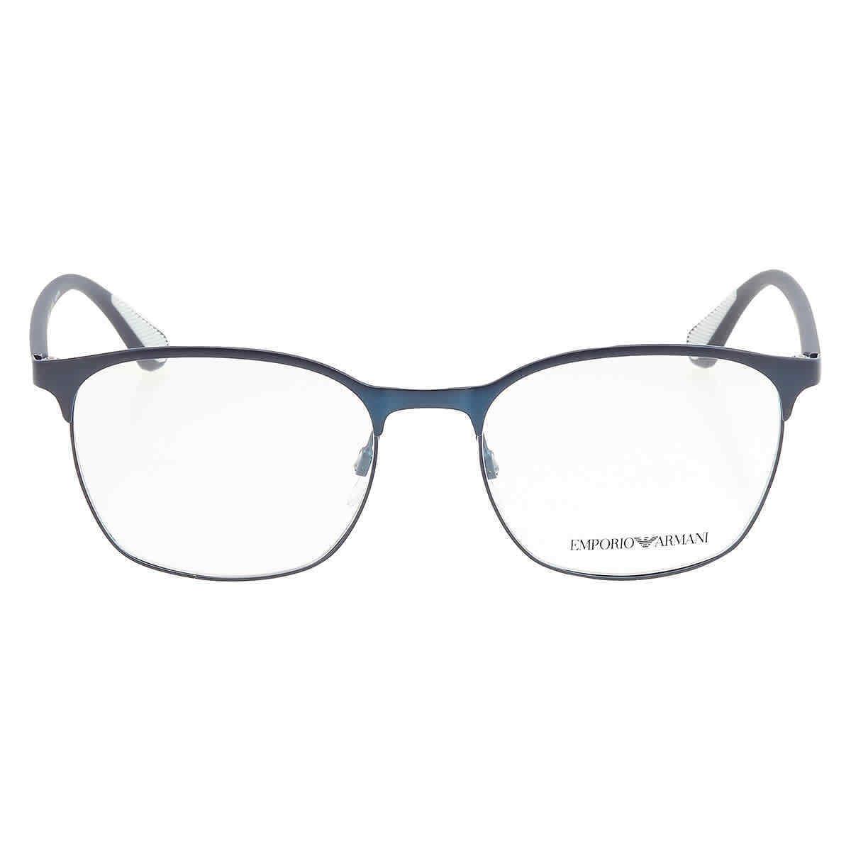 Emporio Armani Demo Square Men`s Eyeglasses EA1114 3018 54 EA1114 3018 54