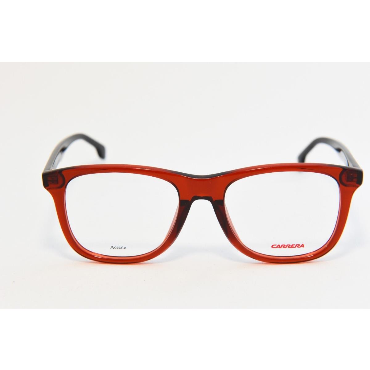 Safilo Carrera 135/V Oversized Square Eyeglasses Frames Burgundy Black 52-19-145