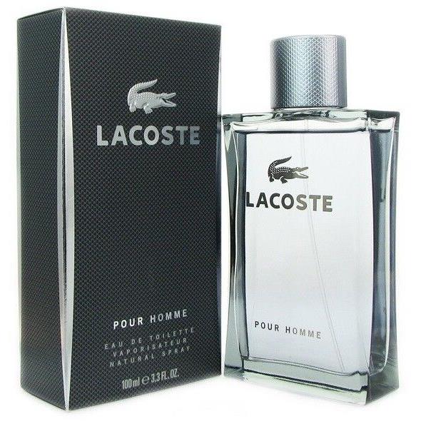 Lacoste Pour Homme For Men Cologne Eau de Toilette 3.3 oz Edt Spray