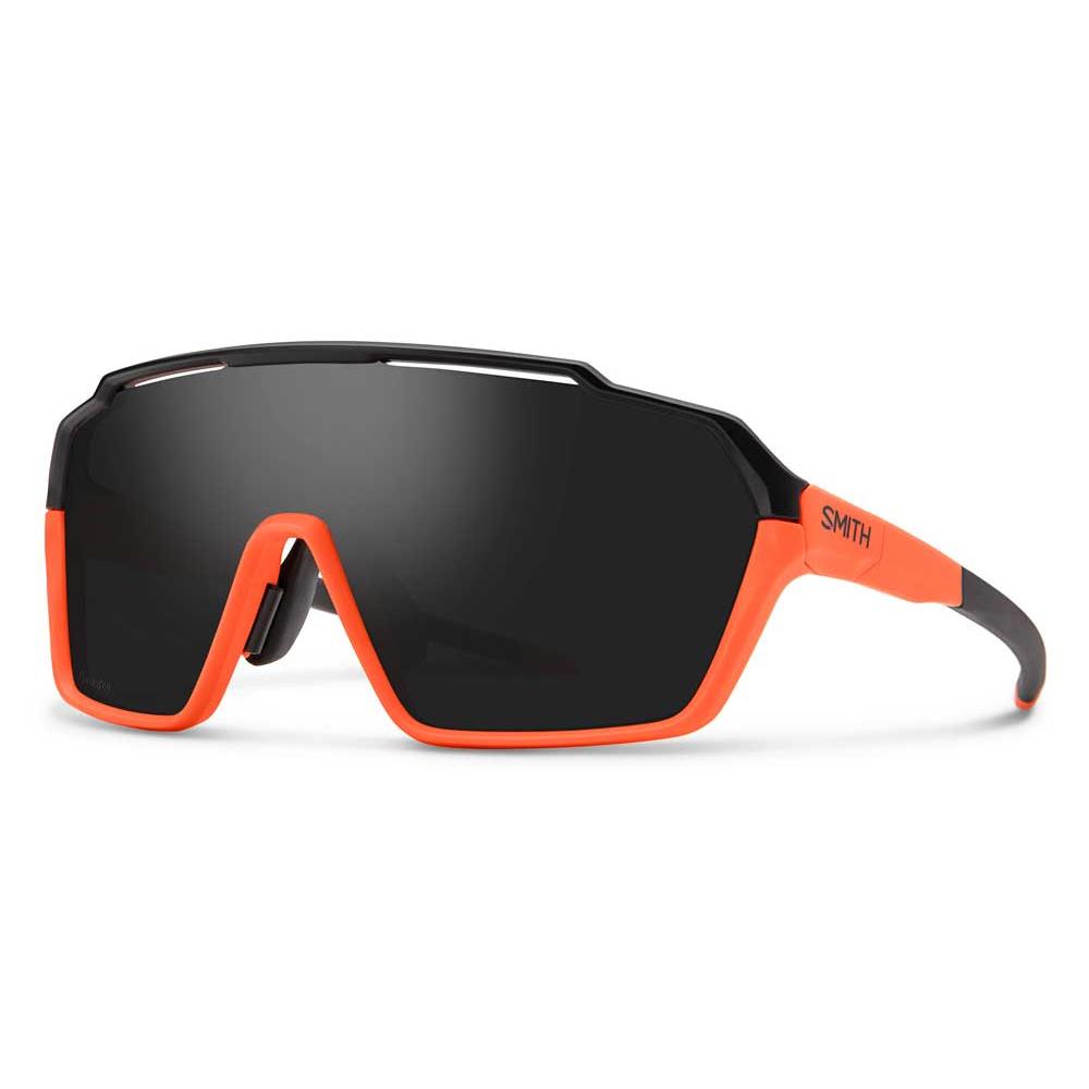 Smith Shift Mag Sunglasses - - Includes Hard Case Bonus Clear Lens Mat Black Cinder / Black ChromaPop 10% + Clear