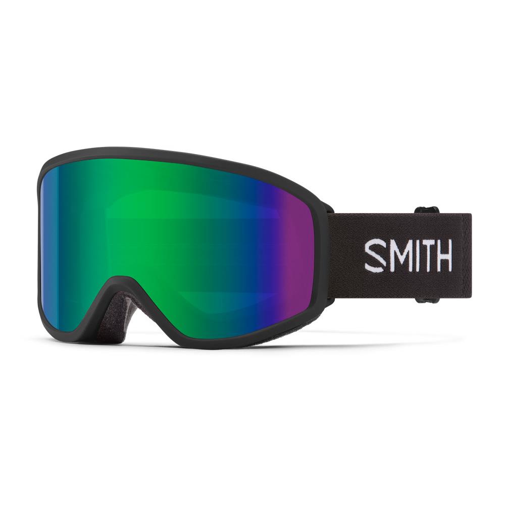 Smith Reason Otg Goggles - - Premium Cylindrical Lens - Over The Glasses Black / Green Sol-X Mirror