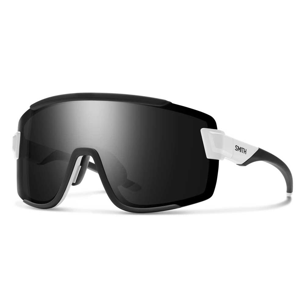 Smith Wildcat Sunglasses - - Chromapop Lens+ Clear Lens+ Hard Case Included Mat White / ChromaPop Black + Clear