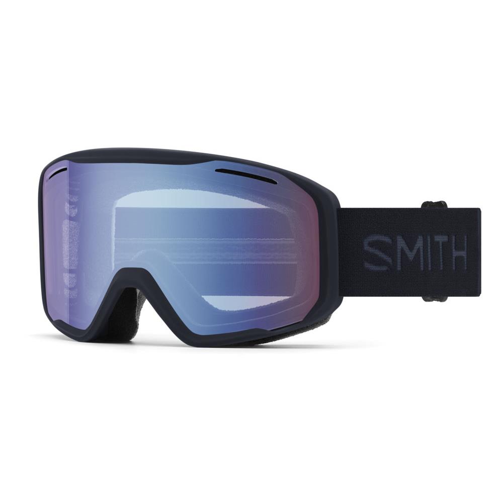 Smith Blazer Goggles -new- Cylindrical Lens + Protective Sleeve Smith Warranty Midnight Navy / 55% Blue Sensor Mirror