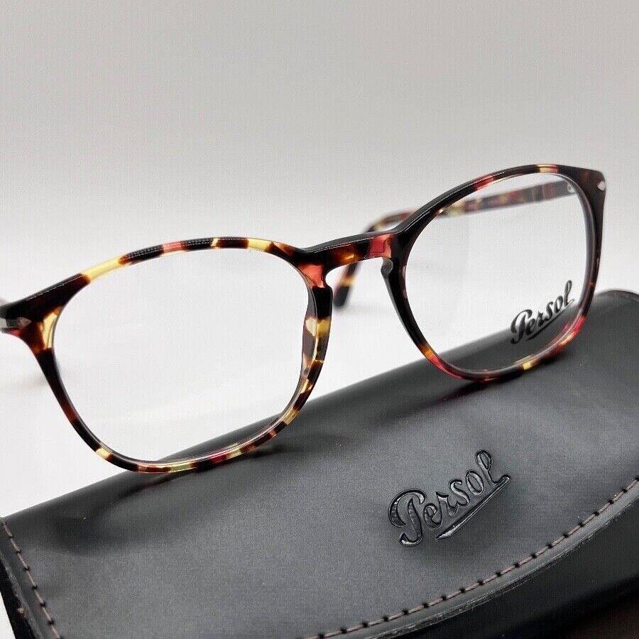 Persol 3007-VM 1059 Men Eyeglasses 52-19-145 Havana Rose Brown