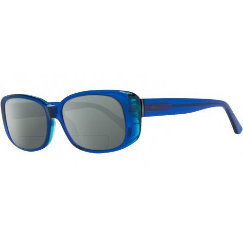 Guess GU7408-90X Women`s Polarized Bifocal Sunglasses in Blue Green Crystal 52mm Grey