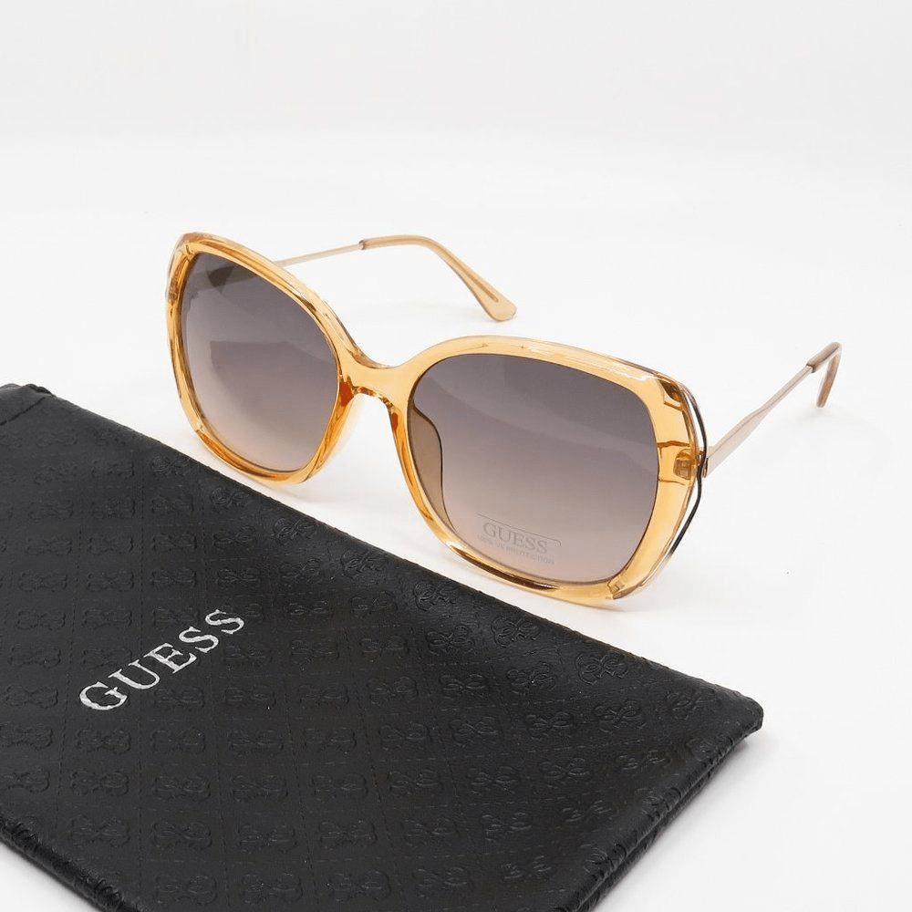 Guess GF0396/S 57B Shiny Beige/gradient Smoke Sunglasses