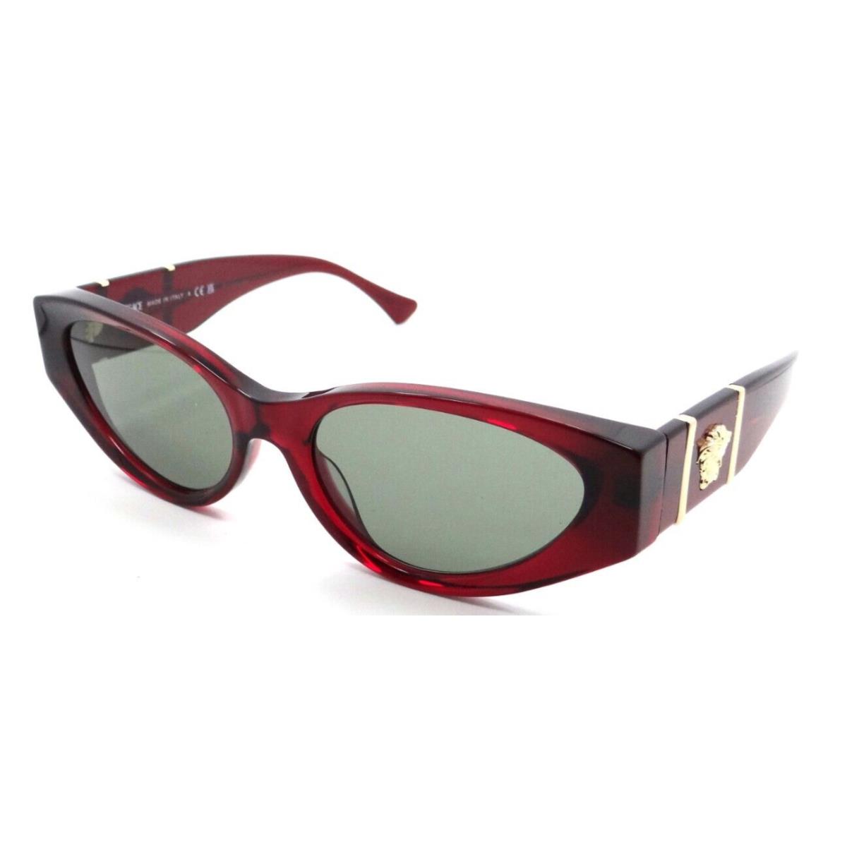 Versace Sunglasses VE 4454 5430/2 55-18-140 Bordeaux / Green Made in Italy