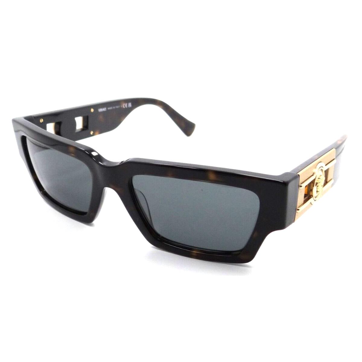Versace Sunglasses VE 4459 108/87 54-18-140 Havana / Dark Grey Made in Italy
