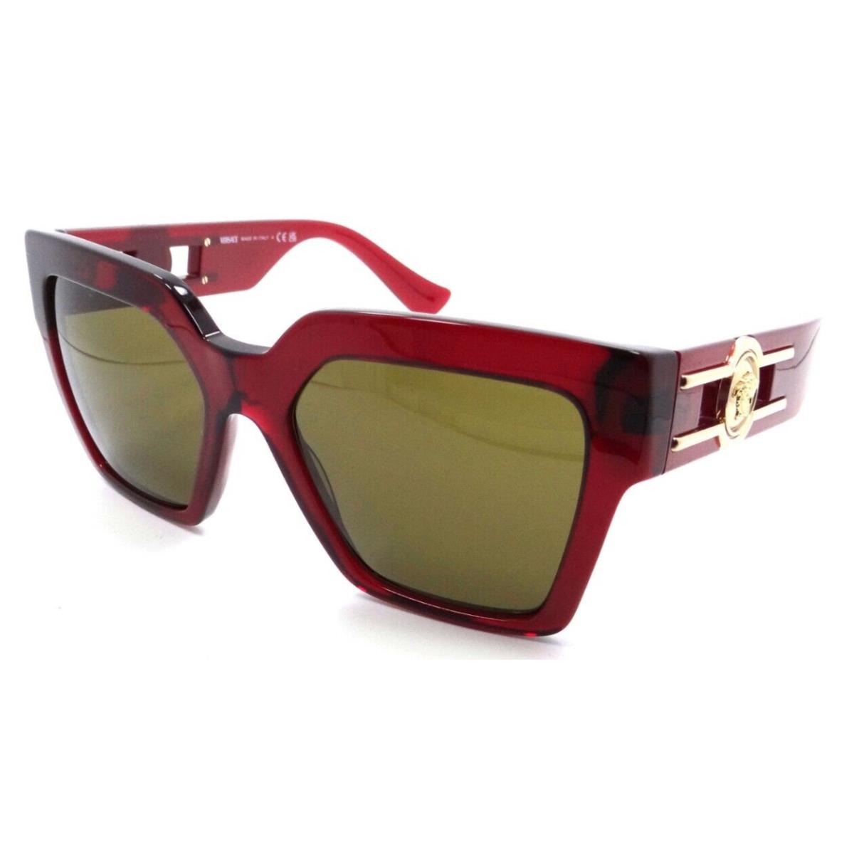 Versace Sunglasses VE 4458 5430/73 54-19-135 Bordeaux / Dark Brown Made in Italy