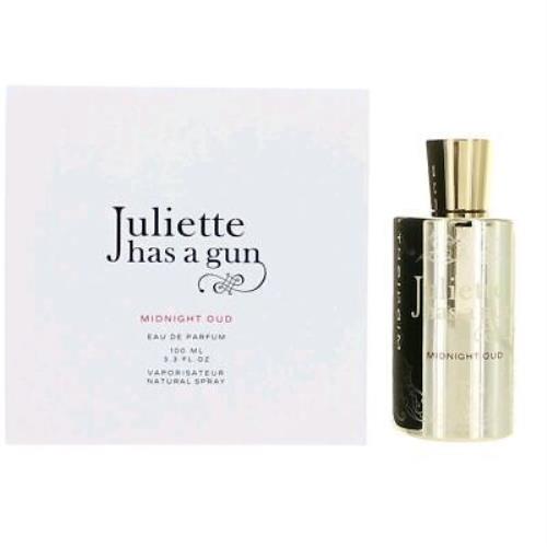 Midnight Oud by Juliette Has a Gun 3.3 oz Eau De Parfum Spray For Women