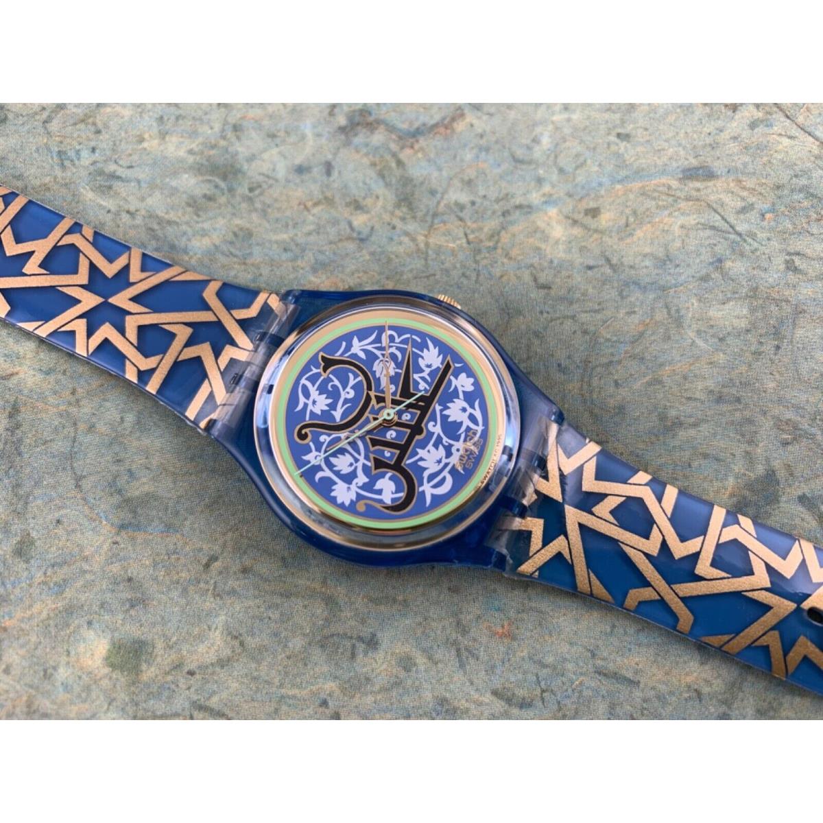 Swatch Originals GN160 Golestan Nos Box/paper/tag Circa 1996