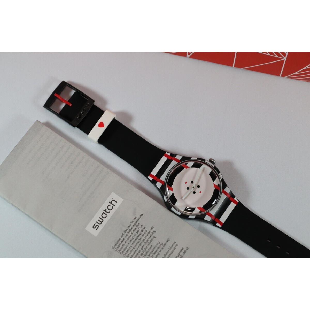 Limites Edition Swiss Swatch Double ME Black Watch 41mm SUOB129