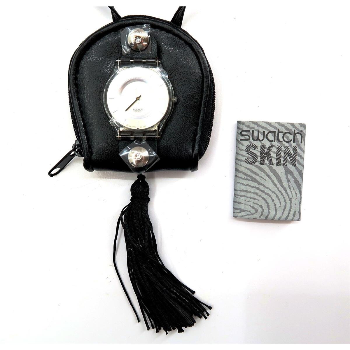 Swatch Watch Velvet Dreams Black SFK183N by Nicole Dupont 2003 Change Purse