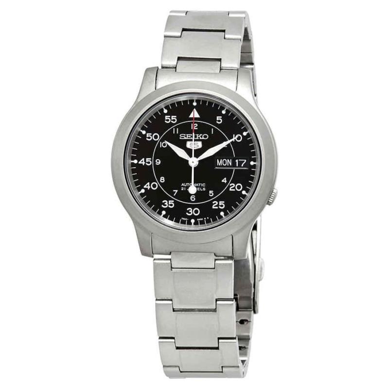Seiko Men`s 5 Automatic SNK809K Silver Stainless-steel Automatic Watch