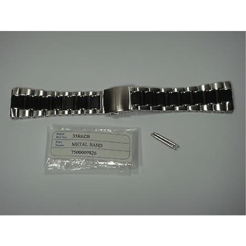 Seiko Velatura Yachting Timer Watch Band SPC005 SPC005P1 SPC007 SPC007P1 35R6ZB