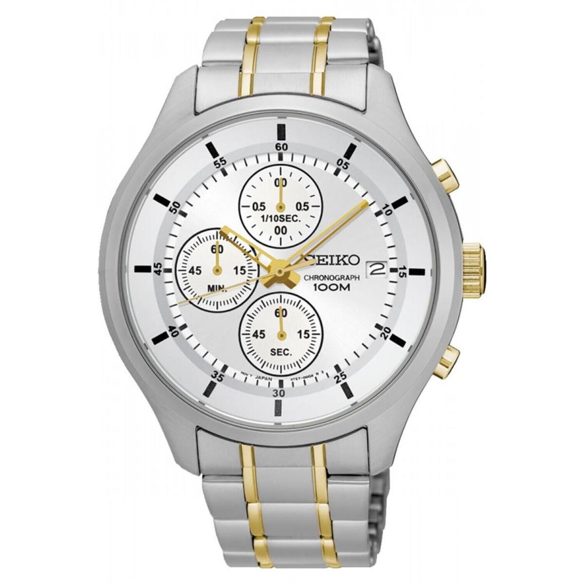 Seiko Chronograph Silver Dial Men`s Watch SKS541