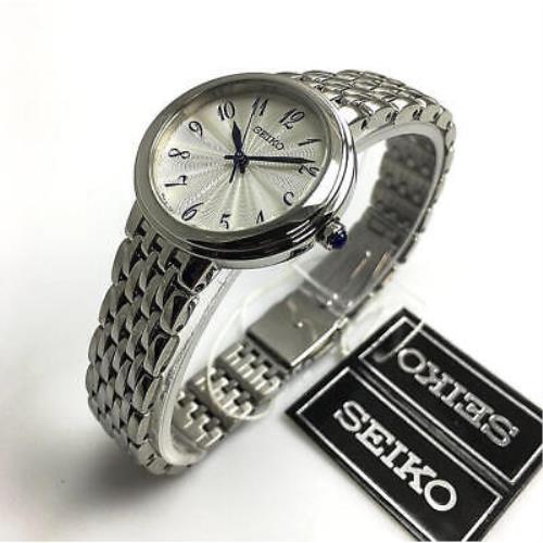 Women`s Seiko Stainless Steel Classic Dressy Watch SRZ505 SRZ505P1