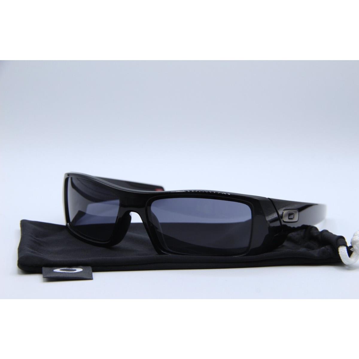 Oakley OO9014-03-471 Gascan Black Sunglasses W/case 60-15 - Frame: Black, Lens: Blue